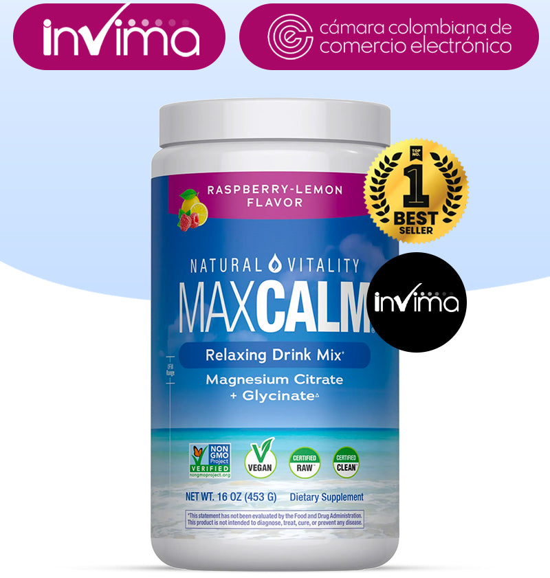 MAXCALM® Citrato Magnesio + Glicinato"